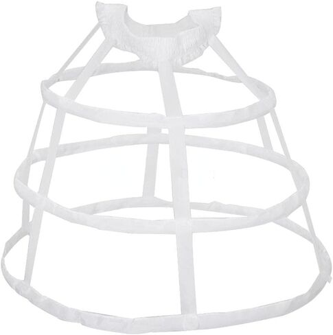 3 أطواق pannier petticoat جوفاء الخروج من قفص العصافير تنورة الزفاف الكنشرة كرينولين زلة الصخب تحت in Kuwait