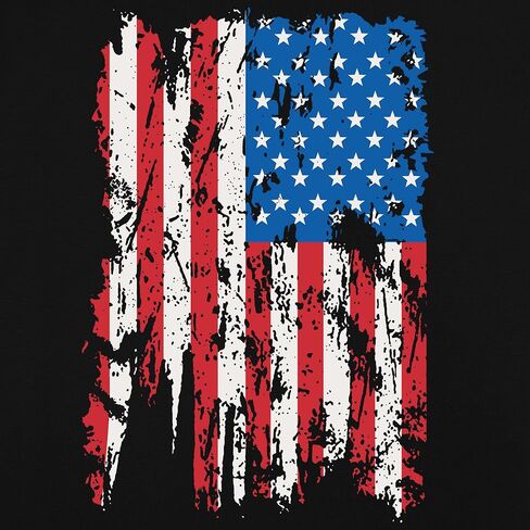 4th of July Shirts Men:USA American Flag Patriotic Independence Day Higher Quality Short Sleeve T-Shirt in Saudi Arabia