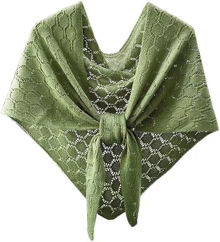 Women's Shawl Hollow Knitted Poncho Cape Scarf Pashmina Shawls in Saudi Arabia