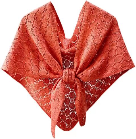 Women's Shawl Hollow Knitted Poncho Cape Scarf Pashmina Shawls in Saudi Arabia