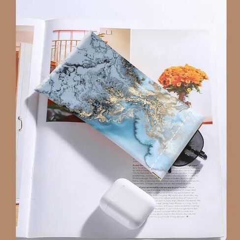 Glasses Case Sunglasses Eyeglass Glasses Case Soft PU Leather Portable Squeezing Glasses Bag for Men Women Girls in Kuwait