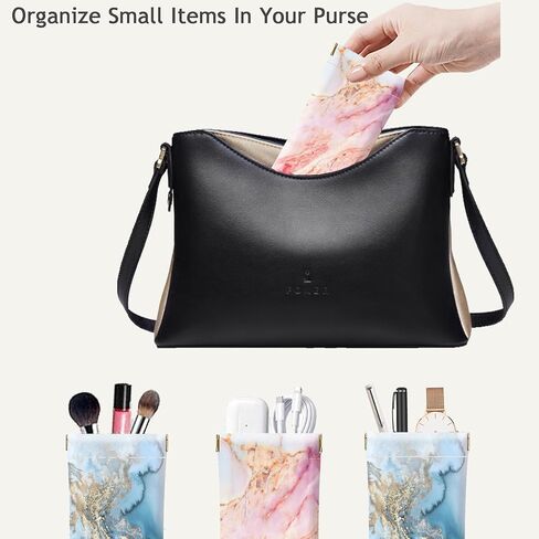 Glasses Case Sunglasses Eyeglass Glasses Case Soft PU Leather Portable Squeezing Glasses Bag for Men Women Girls in Kuwait