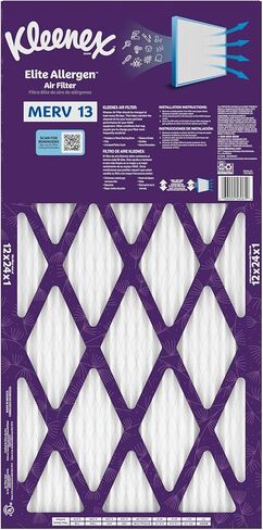 Kleenex Elite Allergen Air Filter 16x25x1 Inches - 13 MERV RATING (2-Pack) in Kuwait