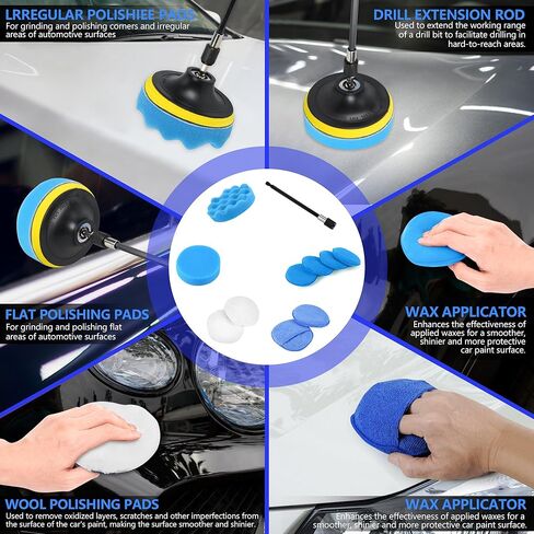 مجموعة تفاصيل السيارة 35pcs ، مرفقات فرشاة الحفر مع مجموعة التفاصيل ومربع الأدوات ، أدوات تنظيف تلقائية حمراء للعجلات ، لوحة القيادة ، النوافذ (B ： 35pcs-R) in Kuwait