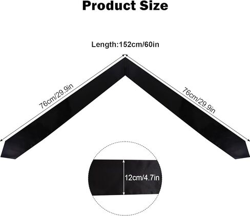 Gvhntk Unisex Plain Graduation Stole Honor Satin Sash Adult Students 60" Long in Saudi Arabia