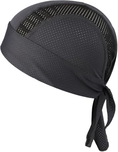 Beanie Hat Quick Dry Breathable Mesh Sweat Wicking Skull Cap Bandana Helmet Liner Headpiece Motorcycle Head Wrap 3PCS in Saudi Arabia