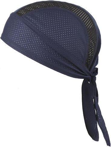 Beanie Hat Quick Dry Breathable Mesh Sweat Wicking Skull Cap Bandana Helmet Liner Headpiece Motorcycle Head Wrap 3PCS in Saudi Arabia