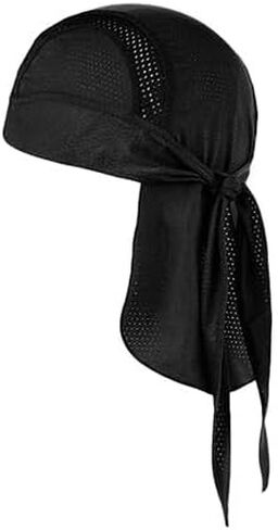 Beanie Hat Quick Dry Breathable Mesh Sweat Wicking Skull Cap Bandana Helmet Liner Headpiece Motorcycle Head Wrap 3PCS in Saudi Arabia