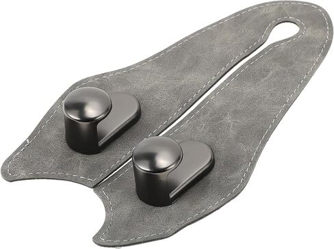 1 PCS Headl Universal Car Seat Head Hook لمعظم السيارات وسيارات الدفع الرباعي ومقعد السيارة منظمة السنانير المنظمات القوية من الجلد المصنوع من الجلد الأسود 7.17 "x3.94" in Kuwait