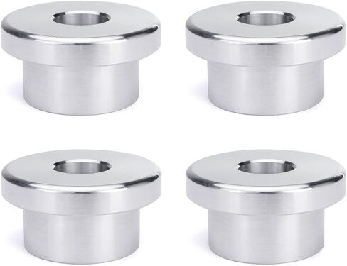 Solid Billet Handlebar Riser Bushings, Stabilizer Bar Bushing for Harley Softail Dyna FXR FX Sportster 1984-2016 (Black) in Saudi Arabia