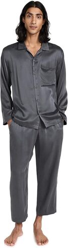 Lunya Men's Washable Silk Pajamas for Men - Men's Sleepwear - Multiple Color Options - Size S-XXL in Kuwait