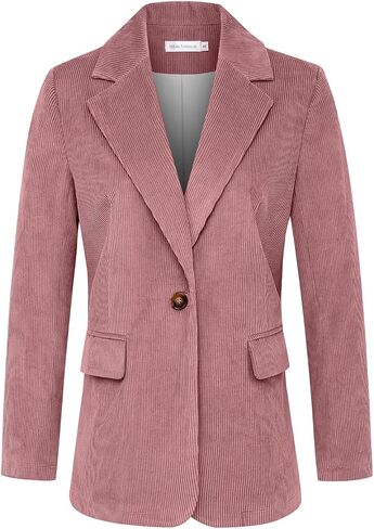 IDEALSANXUN Womens Corduroy Blazer Fall Winter Casual Blazer Dressy Suit Jackets in Saudi Arabia