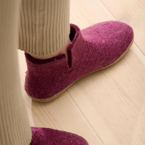 Glerups 100% quality wool mix Slipper with leather sole - Unisex Slip-on in Saudi Arabia