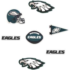 تصميم لـ Eagles DIY أحذية تزيين السحر 7 حزمة للمراهقين للجنسين البالغين