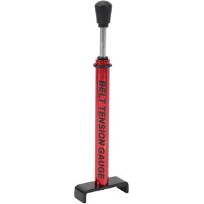 Belt Tension in Gauge, Belt Gauge Tool, Adjustable 10 Pounds, with L Shaped Pad, Motorcycle Belt Tension Tool (Red)