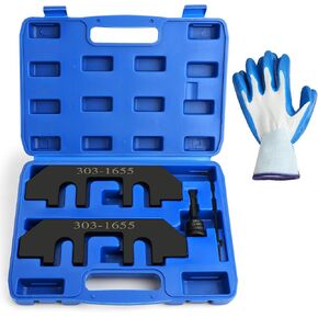 303-1655 Camshaft Holding Tool Kit Compatible with Ford 3.5L EcoBoost Upgraded GT F-150 Expedition Lincoln Navigator, Timing Alignment Holder Tool with Cylinder Head Screw Removal Socket