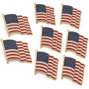 Premium American Flag Lapel Pin – Patriotic USA Pins for Men & Women, Veterans, Military, 4th of July, Memorial Day, Independence Day, Everyday Wear – Durable Metal Pin for Jackets, Hats, Backpacks