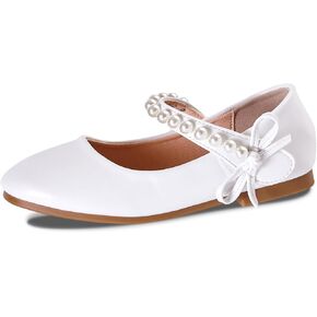 Girls Dress Shoes Mary Jane Shoes for Girls School Shoes Low Heel Princess Wedding Party Flats