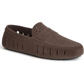 Floafers Men's Country Club Driver Faux Suede Boat Shoe