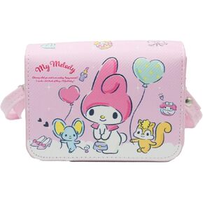 Rondlaho Medy Crossbody bag with Adjustable Shoulder Strap, Kawaii Handbag with Buckle, Cat Family Wallet Purse Shoulder Bag Coin Pouch Accessories for Women Girls