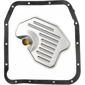 Automatic Transmission Filter with Gasket Fits for Ford Lincoln Mercury, 1994-2010 F150, 1996-2004 Mustang, 1997-2001 Explorer, 1994-1998 F250, 1994-2000 F350, Replaces FT105 58955