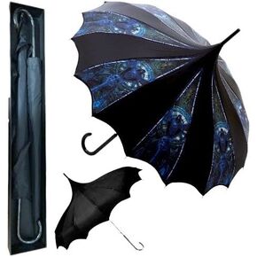 Custom Printed Vampire Gothic Pagoda Umbrella - Artisan Collection (Time Lord Bonus Kit)