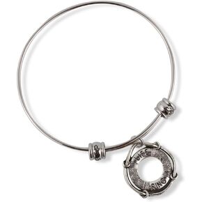 Life Ring Life Saver Floatation Device Fancy Bangle