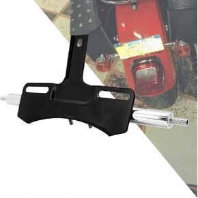 HDBUBALUS Turn Signal Bracket Indicator Light Relocation Holder License Plate Mounted Kit Fit For Harley Dyna 2002-2017 Sportster 2004-Up