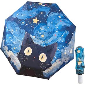 Umbrella for Women Kids Girls Compact Travel Rain Sun Umbrella Uv Protection Portable Foldable