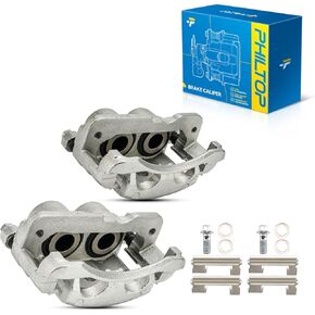 Philtop Front Brake Caliper متوافق مع 1999-2006 Silverado 1500 ، 2001-2010 Silverado 2500 HD ، 1999-2006 Sierra 1500 ، 18-P4728 ، 18-P4729