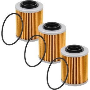 420956123 420956120 Filter & O Ring for Can Am Maverick X3 2017-2024 Max Turbo R RR 2019-2024 Ryker Std 600 900 Ace Sea-Doo Ski-Doo Spark 2 Up 3 Up 3 Up 3 Pcs