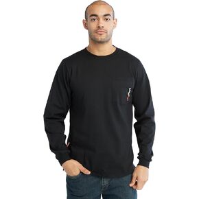 Timberland Pro Men's Fr Cotton Core T-Shirt Longeve Sleeve ، Black in Kuwait
