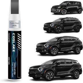 Car Touch Up Paint (Snow White Pearl (SWP)) لـ KIA ، مجموعة إصلاح خدش Car Paint ، حل سريع وسهل للإصلاح ، 2 في 1 قلم مزيل الخدش مع مطابقة بالألوان