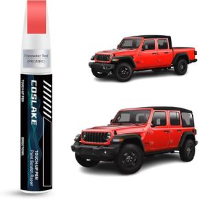 Car Touch Up Paint (Black (PX8)) لجيب Jeep ، مجموعة إصلاح خدش الطلاء ، حل سريع وسهل للإصلاح ، 2 في 1 قلم مزيل الخدش مع مطابقة بالألوان