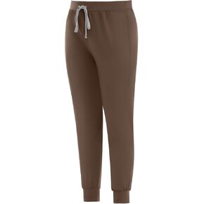 Scrub Pants for Woman with Zippered Pocket, Slim - fit Jogger Pants, Lightweight, Ultra Soft, 4-Way Stretch Fabric