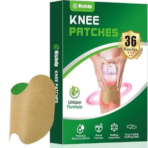Pain Relief Patches, 36 Pcs-Natural Herbal Formula for Joint and Muscle Pain Relief, 8-Hour Relief of Joint Pains for Knee, Back, Neck, Shoulder Pain