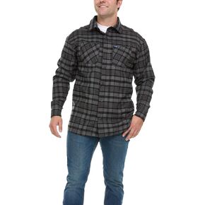 Wrangler Big and Tall Flannel Shirt for Men – Mens Button Down Plaid Shirt in Kuwait
