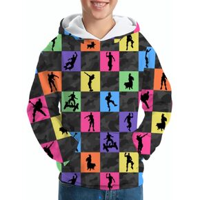 3d Printing Unisex Youth Cosplay Sweatshirt Costume Coat Long Sleeve Pullover Hooded For Game Fans Lovers