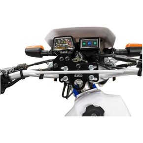 Tusk Accessory Dash Panel Black Powder Coated Compatible with Yamaha TW200 1990-2025