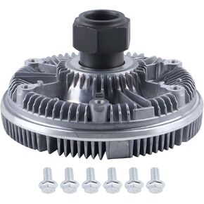 FEIDKS Engine Cooling Radiator Fan Clutch Compatible with International DT466E Diesel Engine, Replace# 7C4ZA616BA, 010021288