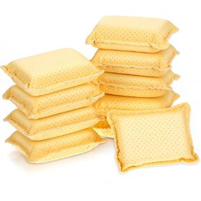 10 Pcs Car Window Defogger Sponge, Non-Scratch, Super Absorbent Windows Cleaning Sponge, Glass Cleaner Tool, for Car Windshield, Mirrors, Windows(Yellow)