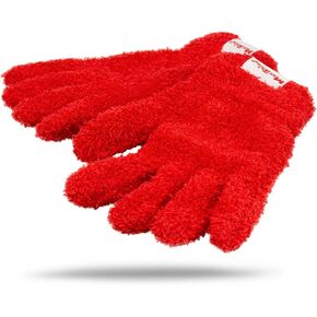 Maxshine Plush Microfiber Gloves - Pair of Ultra-Soft Wash Gloves, Perfect for Reaching and Cleaning Small Areas, Ideal for Car Detailing