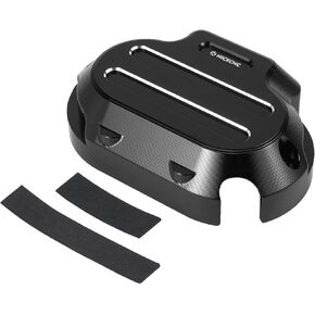 Gold Transmission Side Cover Aluminum Compatible with Harley Electra Glide Standard FLHT 2017-2020, CVO Road Glide FLTRXSE 2017-2020, Replacement for 25800057, See Fitments