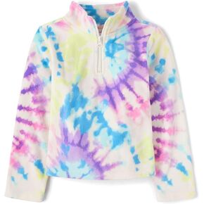 The Children's Place Girls' Warm Fleece Quarter Zip Pullover