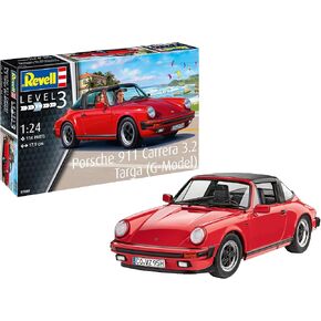 ريفيل 07689 بورش 911 كاريرا 3.2 تارجا (موديل G) بمقياس 1:24 مجموعة نماذج بلاستيكية غير مدمجة/غير مطلية