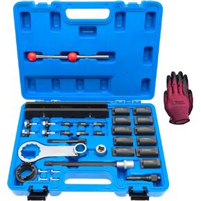 EA839 Engine Camshaft Locking Timing Tool Kit Compatible with VW Audi, Cam Locking Tool for Porsche 3.0T TFSi 2.9T Hybrid Version CXT, Camshaft Adjuster Counter Holder T90002, T40331 T90001