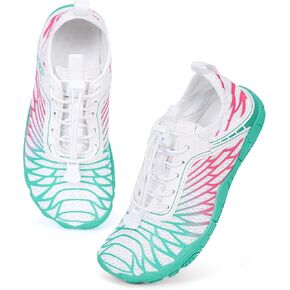 HiGropcore Water Shoes for Kids - Girls Boys Barefoot Shoes with Wide Toe Box - Quick Dry, Lightweight, Non Slip Kids Athletic Aqua Socks for Swim Beach Pool in Kuwait