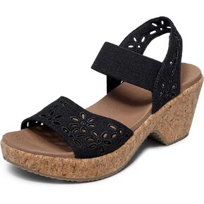 Skechers Women's Brystol-Beach Bliss Wedge Sandal