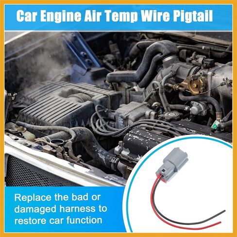 Ambient Air Temperature Sensor Connector Wiring Harnesses NO.AU2Z14S411AGA for Ford Edge Escape Explorer Fusion F150 F250 Super Duty for Lincoln Mark LT MKS MKT MKZ Replacement in Saudi Arabia