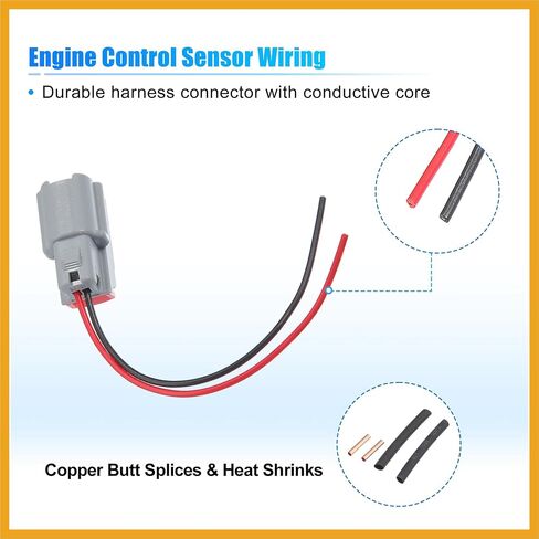 Ambient Air Temperature Sensor Connector Wiring Harnesses NO.AU2Z14S411AGA for Ford Edge Escape Explorer Fusion F150 F250 Super Duty for Lincoln Mark LT MKS MKT MKZ Replacement in Saudi Arabia